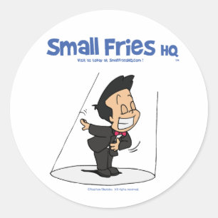 Rond Sticker Oscar de l'AC des petites fries