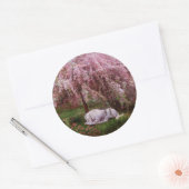 Rond Sticker où les licornes rêvent (Enveloppe)