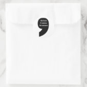 Rond Sticker Oxford Comma (Sac)