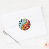 Rond Sticker Paisley (Enveloppe)
