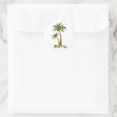 Rond sticker PALM TREE (Sac)