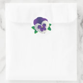 Rond Sticker Pansy Violet (Sac)