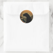 Rond Sticker Panther Sunset (Sac)