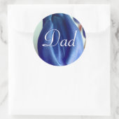 Rond Sticker papa Blue Tulips (Sac)