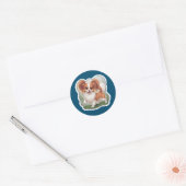 Rond Sticker Papillon (Enveloppe)