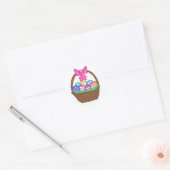 Rond Sticker Pâques dessiné à la main (Enveloppe)