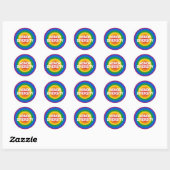 Rond Sticker pare-chocs Honor Diversity (Feuille)