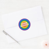 Rond Sticker pare-chocs Honor Diversity (Enveloppe)
