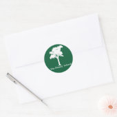 Rond Sticker pare-chocs vert (Enveloppe)