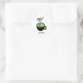 Rond Sticker parfait Matcha Valentine Love (Sac)