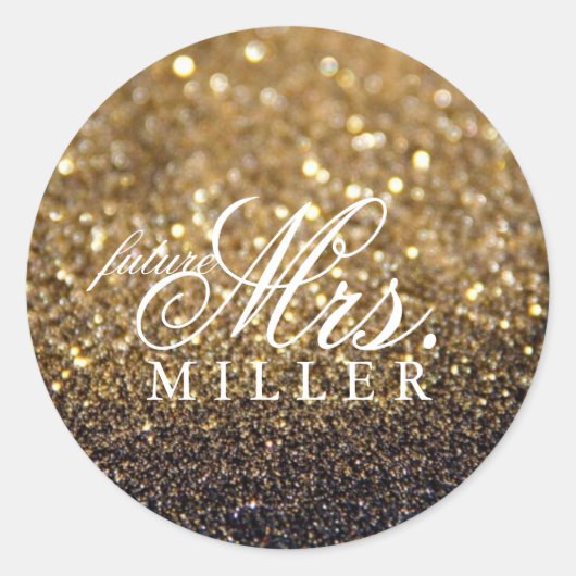 Rond Sticker - Parties scintillant Fab future Mme. (Devant)