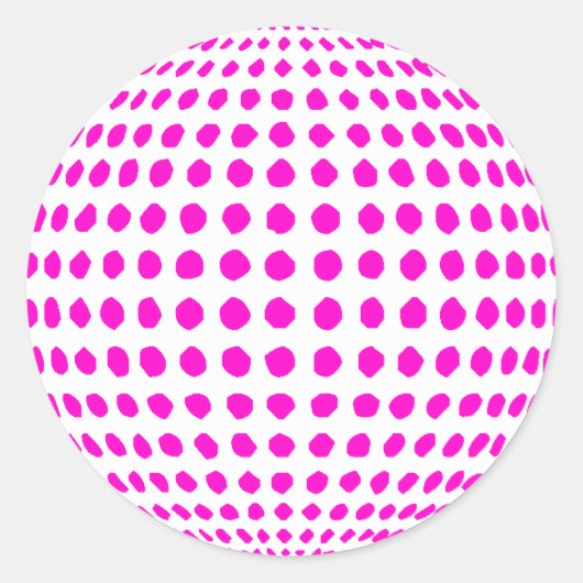 Rond Sticker Party Disco Ball (Devant)