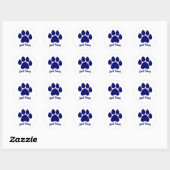 Rond Sticker Paw de l'école sud (Feuille)