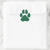 Rond Sticker Pawprint (Sac)