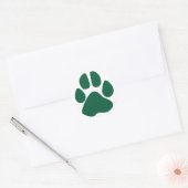 Rond Sticker Pawprint (Enveloppe)