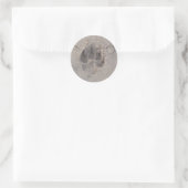 Rond Sticker Pawprint (Sac)