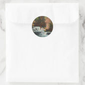 Rond Sticker pêcheur de Black Hills (Sac)