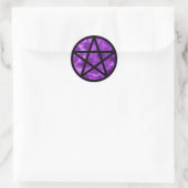 Rond Sticker Pentacle Violet (Sac)