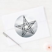 Rond Sticker "Pentagram" (Enveloppe)