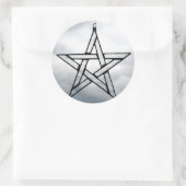 Rond Sticker "Pentagram" (Sac)