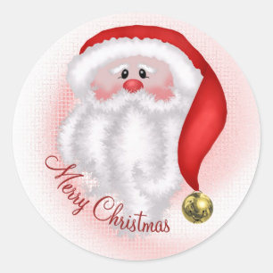 Rond Sticker père Noël