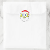 Rond Sticker père Noël (Sac)