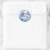 Rond Sticker Père Noël (Sac)