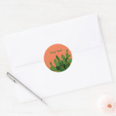 Rond Sticker personnalisé Arizona Prickly Pear (Enveloppe)