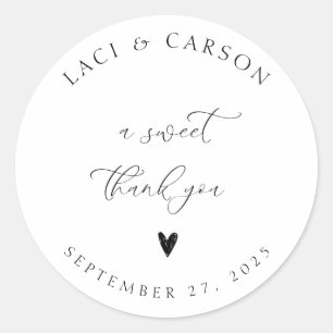 Rond Sticker Personnalisé Pour Favoriser Le Mariage