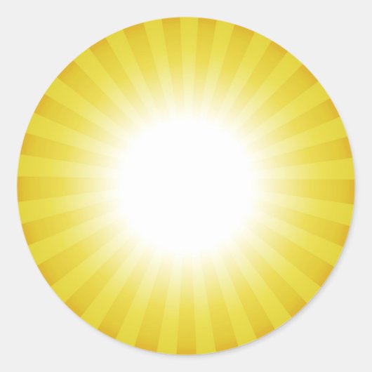 Rond Sticker personnalisé Sunny (Devant)