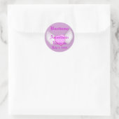 Rond Sticker Personnaliser "Bautismo" (Sac)