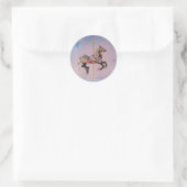 Rond Sticker - Petaluma Carousel Horse 1 (Sac)