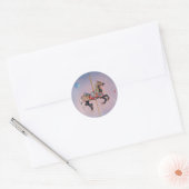 Rond Sticker - Petaluma Carousel Horse 1 (Enveloppe)