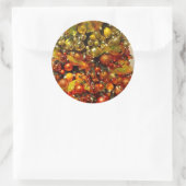 Rond Sticker Photo Arbre Citrus De Noël De Floride (Sac)