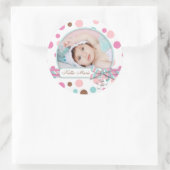 Rond Sticker photo fille R FP (Sac)
