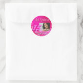 Rond Sticker Photo Party Mis Quince I (Sac)