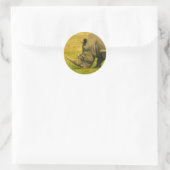 Rond Sticker photo Rhino (Sac)