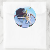 Rond Sticker Piano Bears (Sac)