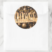 Rond Sticker Piano Keys_ (Sac)