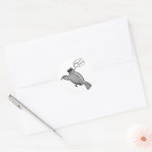 Rond Sticker Pidgin Pigeon (Enveloppe)
