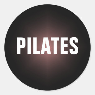 Rond Sticker PILATES