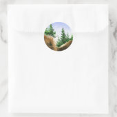 Rond Sticker Pine Tree (Sac)