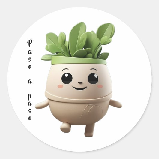 Rond Sticker Pipo Paso a Paso – Constancia Diaria (Devant)