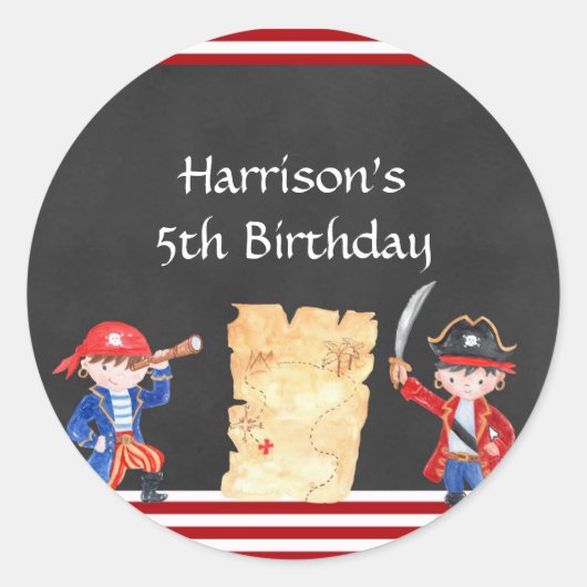 Rond Sticker Pirate (Devant)