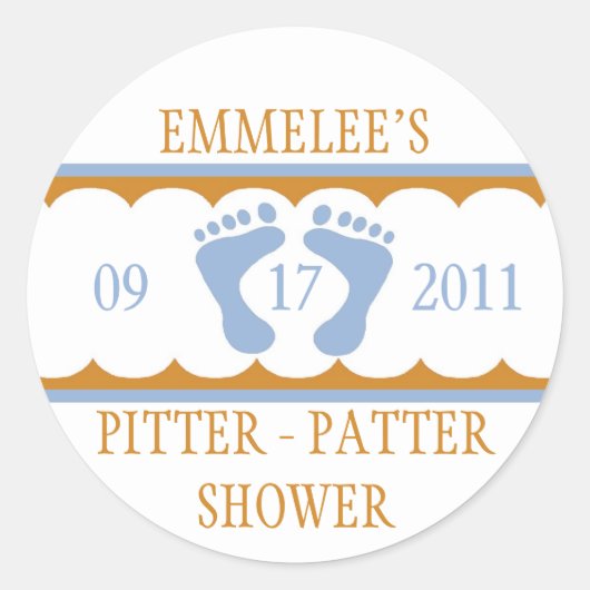 Rond Sticker Pitter Patter (Devant)
