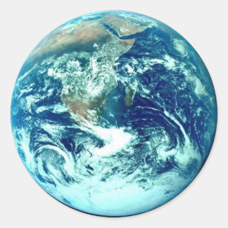 Rond Sticker Planet Earth