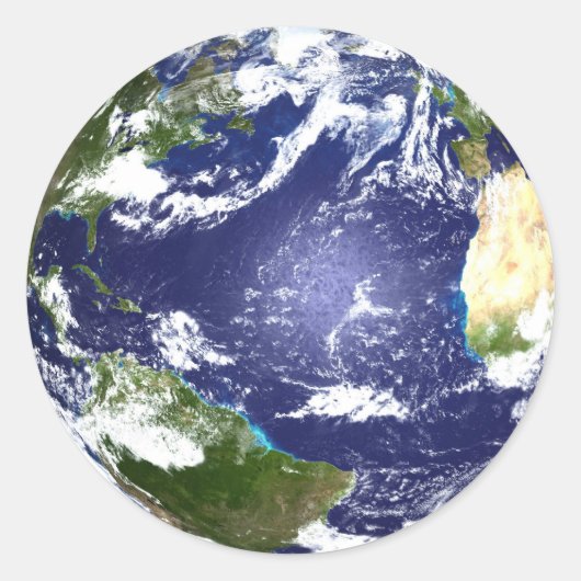 Rond Sticker Planet Earth (Devant)