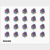 Rond Sticker Planète Revnjenz (Feuille)