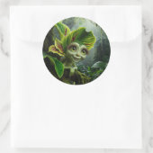 Rond Sticker Plante tropical (Sac)