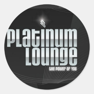 Rond Sticker Platinum Lounge (noir)